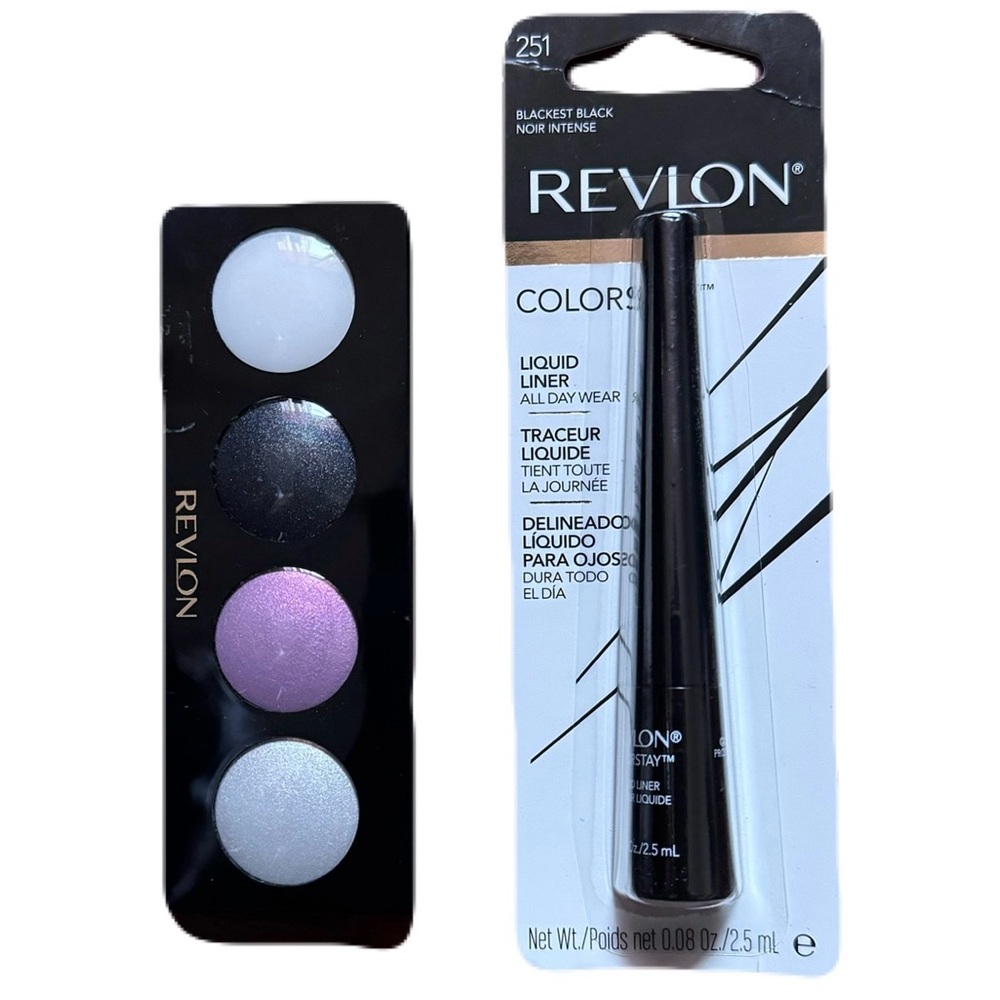 Revlon Bundle 1 Illuminance Creme Shadow and 1 Colorstay Black Liquid Eyeliner